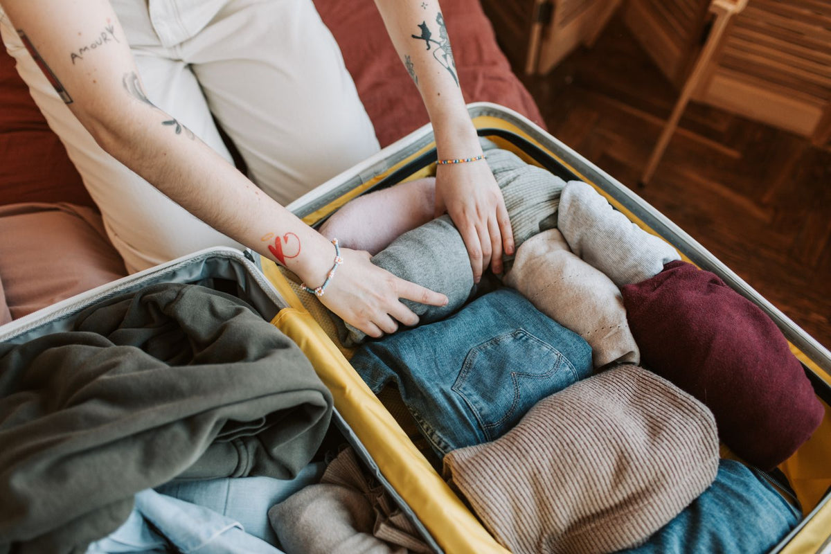 Traveller with luggage